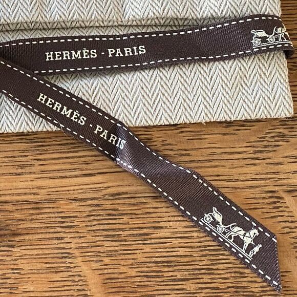 Hermes Hermessence Parfums Tan Canvas Bag/Pouch. EUC! - Picture 2 of 7